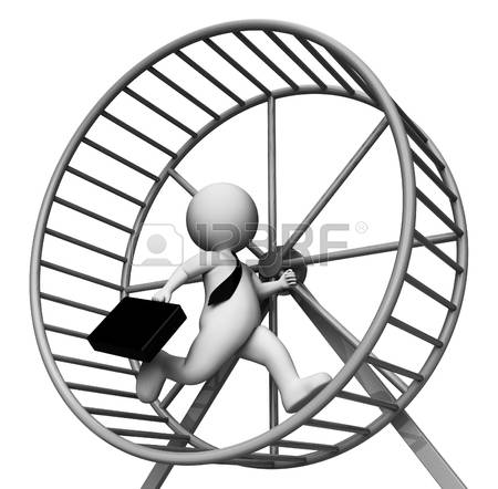 57656890-hamster-wheel-meaning-business-person-and-burdensome-3d-rendering
